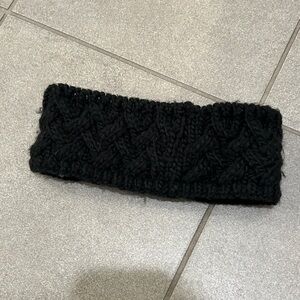 Elegant Black Knit Headband